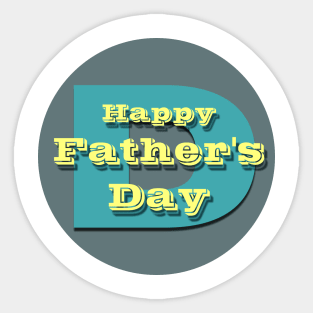 Happy Father's Day Sticker